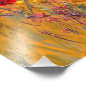 Brittany Spaniel, Hunting Pheasant Foto Afdruk (Hoek)