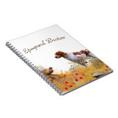 Brittany Spaniel, Hunting Pheasant Notitieboek (Rechterzijde)