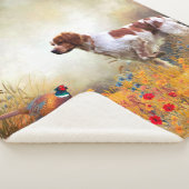 Brittany Spaniel, Hunting Pheasant Sherpa Deken (3/4)