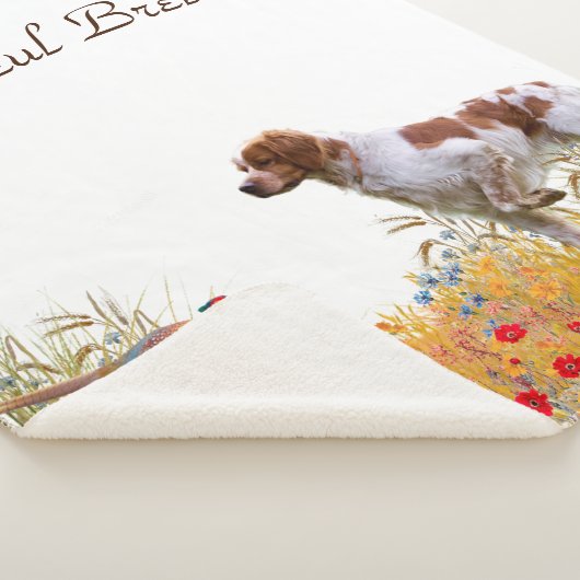 Brittany Spaniel, Hunting Pheasant Sherpa Deken (3/4)