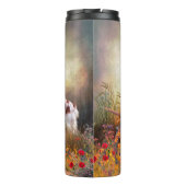 Brittany Spaniel, Hunting Pheasant Thermosbeker (Achterkant)