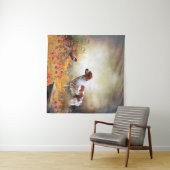 Brittany Spaniel, Hunting Pheasant Wandkleed (In Situ (horizontaal))