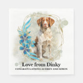 Brittany Spaniel Ik Doe Ook Servetten met Honden F (Voorkant)