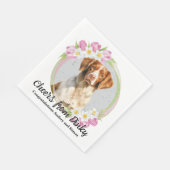 Brittany Spaniel Ik Doe Te Servetten Met Honden Fo (Hoek)