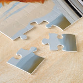 Brittany spaniel in autoruit legpuzzel (Zijkant)