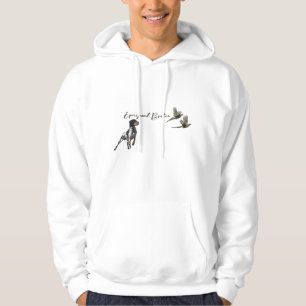 Brittany Spaniel jaagt in het veld Hoodie