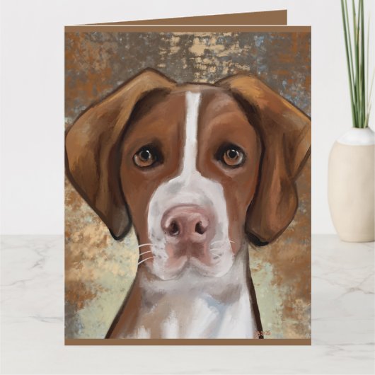 Brittany Spaniel         Kaart (Voorkant)