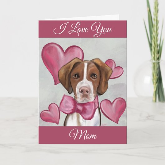 Brittany Spaniel         Kaart (Voorkant)