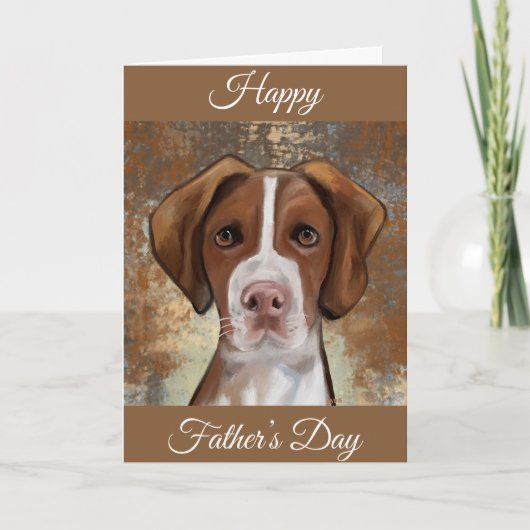 Brittany Spaniel Kaart (Voorkant)