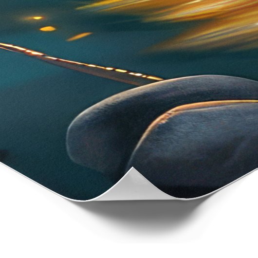 Brittany Spaniel Kerst Feestelijke reis Poster (Hoek)