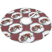 Brittany Spaniel Kerstmis Kerstboom Rok (Gekanteld)