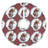 Brittany Spaniel Kerstmis Kerstboom Rok (Voorkant)