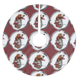 Brittany Spaniel Kerstmis Kerstboom Rok
