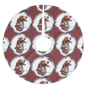 Brittany Spaniel Kerstmis Kerstboom Rok