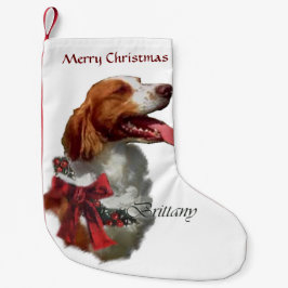 Brittany Spaniel Kerstmis Kleine Kerstsok