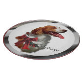 Brittany Spaniel Kerstmis Snijplank (Hoek)