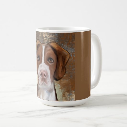 Brittany Spaniel Koffiemok (Voorkant rechts)