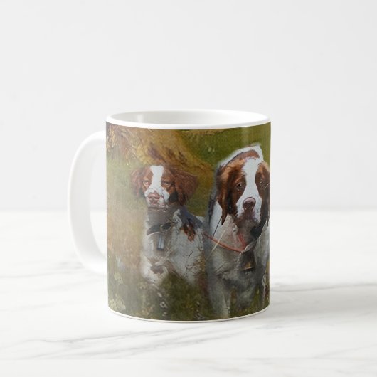 Brittany Spaniel Koffiemok (Voorkant links)