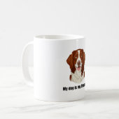 Brittany Spaniel Koffiemok (Voorkant links)