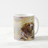 Brittany Spaniel Kunst , Koffiemok (Voorkant rechts)
