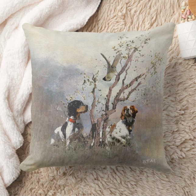 Brittany Spaniel Kussen (Deken)