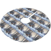 Brittany Spaniel Laat het sneeuwen Kerstmis Kerstboom Rok (Gekanteld)