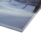 Brittany Spaniel Laat het sneeuwen Kerstmis Snijplank (Hoek)