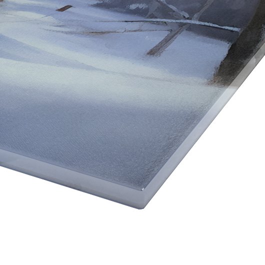 Brittany Spaniel Laat het sneeuwen Kerstmis Snijplank (Hoek)