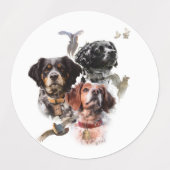 Brittany Spaniel Labels (Design 1)