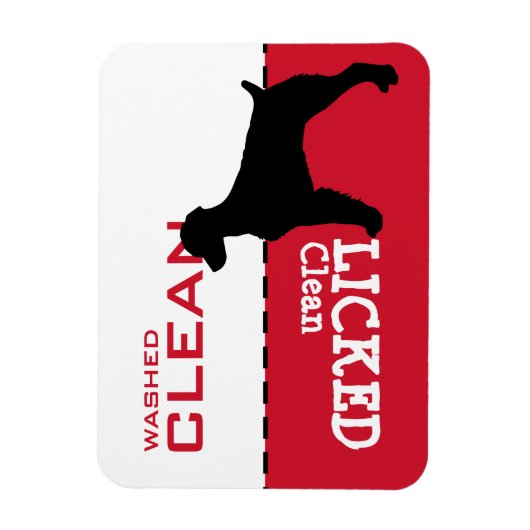 Brittany Spaniel Licence Clean Dishwasher Magnet Magneet (Verticaal)