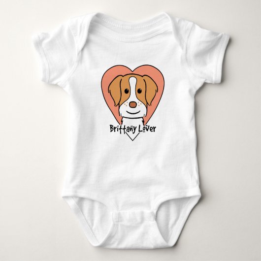 Brittany Spaniel Lover Romper (Voorkant)