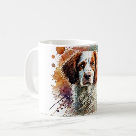 🐾 Brittany Spaniel Lovers, Deze Mok is voor jou! (Voorkant links)