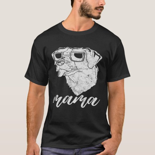 Brittany Spaniel Mama Mama  T-shirt (Voorkant)