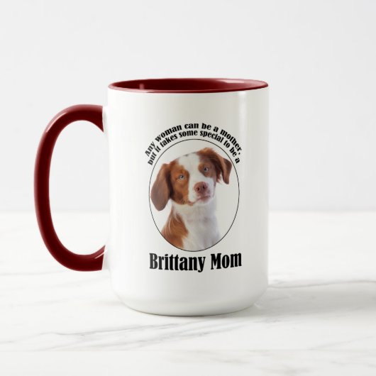 Brittany Spaniel Mama Mok (Links)