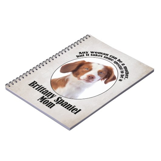 Brittany Spaniel Mama Notitieboek (Linkerzijde)