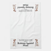 Brittany Spaniel Mama Theedoek (Verticaal)