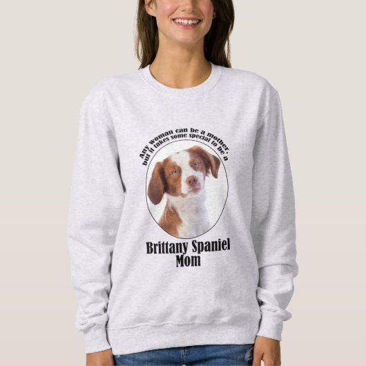 Brittany Spaniel Mama Trui (Voorkant)