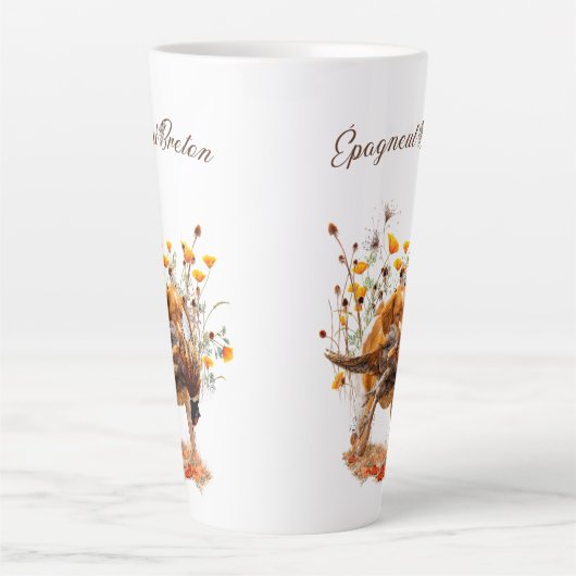 Brittany Spaniel, Mok van fazante koffie (Voorkant)