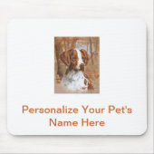 Brittany Spaniel Muismat (Voorkant)