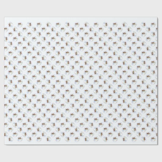 Brittany Spaniel Noel Cadeaupapier (Vlak)