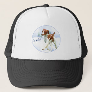 Brittany Spaniel Noel Trucker Pet