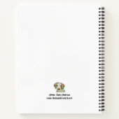 Brittany Spaniel Notitieboek 8,5 x 11 inch (Achterkant)