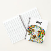 Brittany Spaniel Notitieboek 8,5 x 11 inch (Binnen)