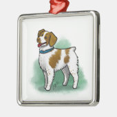 Brittany Spaniel Ornament (Links)