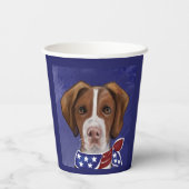 Brittany Spaniel Papieren Bekers (Achterkant)