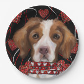 Brittany Spaniel Papieren Bordje (Voorkant)