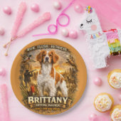 Brittany Spaniel Papieren Bordje (Feest)