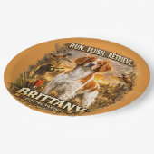 Brittany Spaniel Papieren Bordje (Gekanteld)