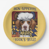 Brittany Spaniel Papieren Bordje (Voorkant)