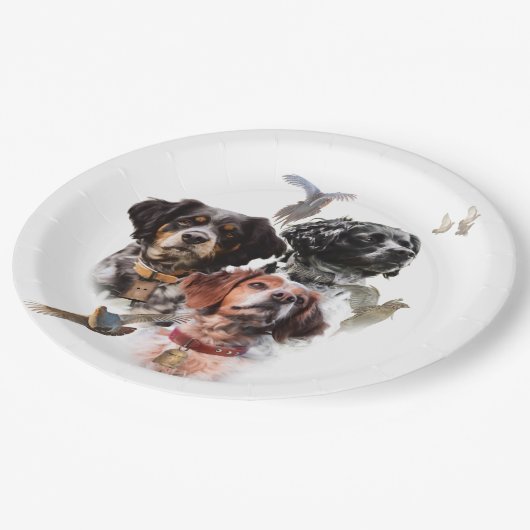 Brittany Spaniel Papieren Bordje (Gekanteld)